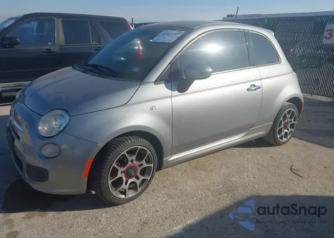 2015 Fiat 500 Sport z USA, uszkodzony, nr VIN 3C3CFFBR8FT667490